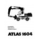 Atlas 1604 Serie 166 Parts Manual